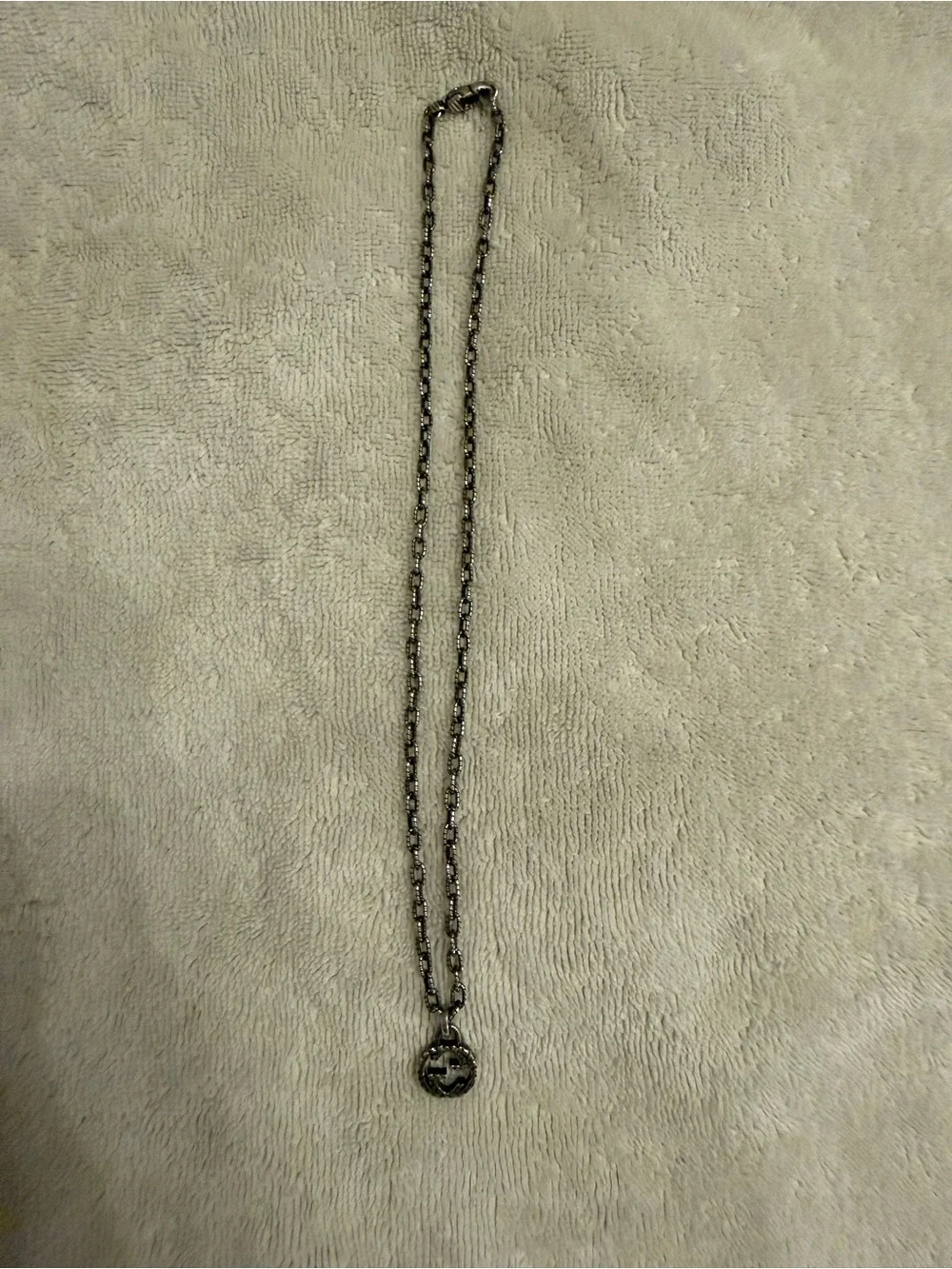 Gucci Interlocking G Rope Necklace-BOX, DUSTY & CARD